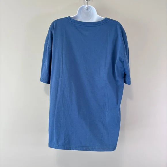 SHEIN Women's Los Angeles California Blue Oversized Short Sleeve T-Shirt NIB - Picture 3 of 6